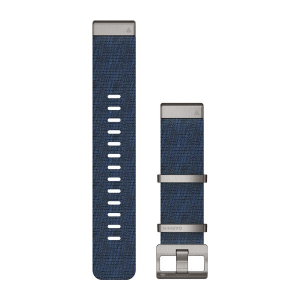 Garmin Quickfit 22 mm MARQ Yedek Kayış - Jacquard Desenli Indigo